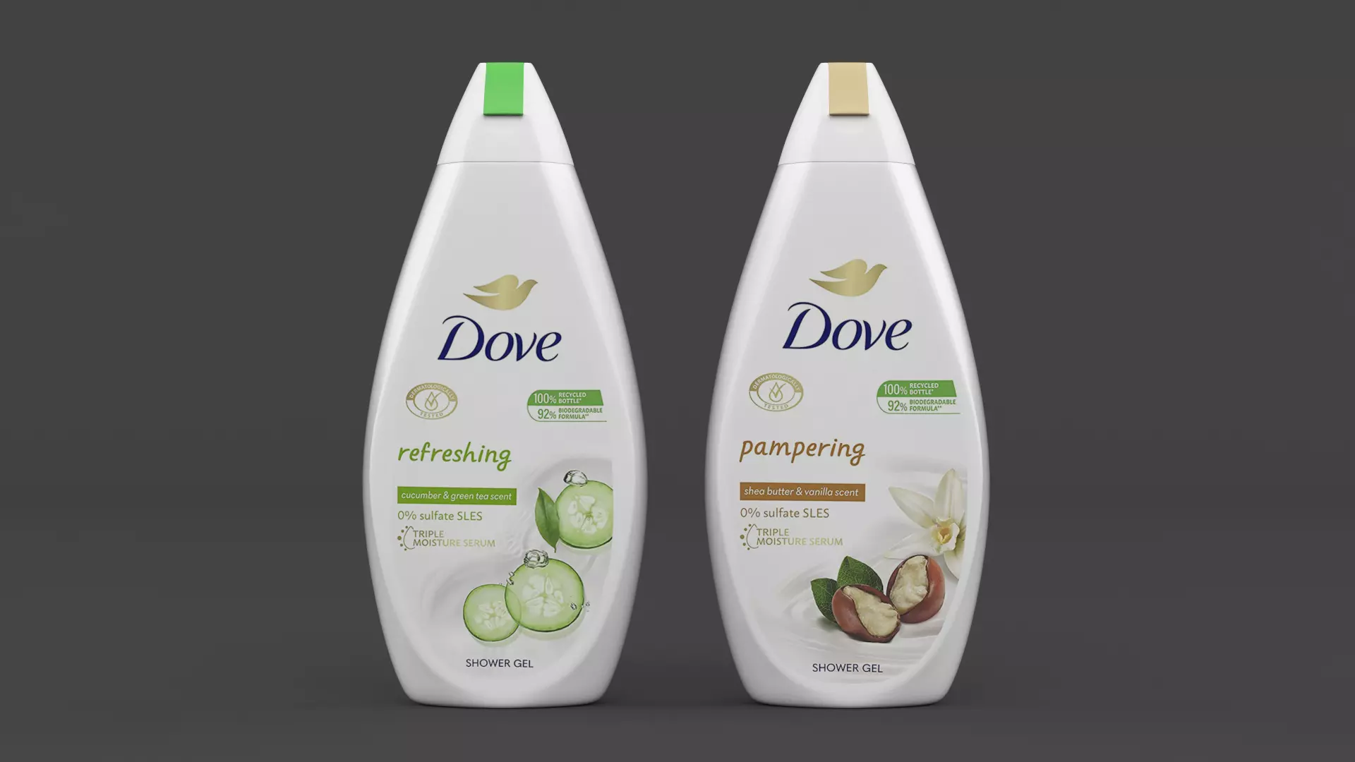 Dove Shower Gel 3D model_0