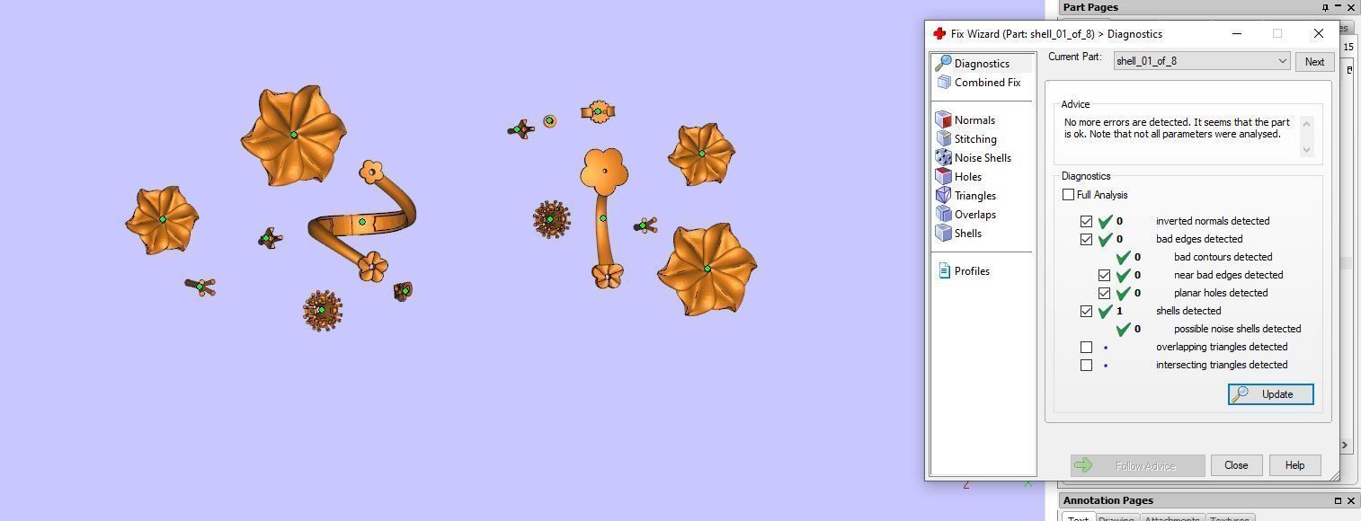 Ring and Earrings 3D print model 3D print model_13