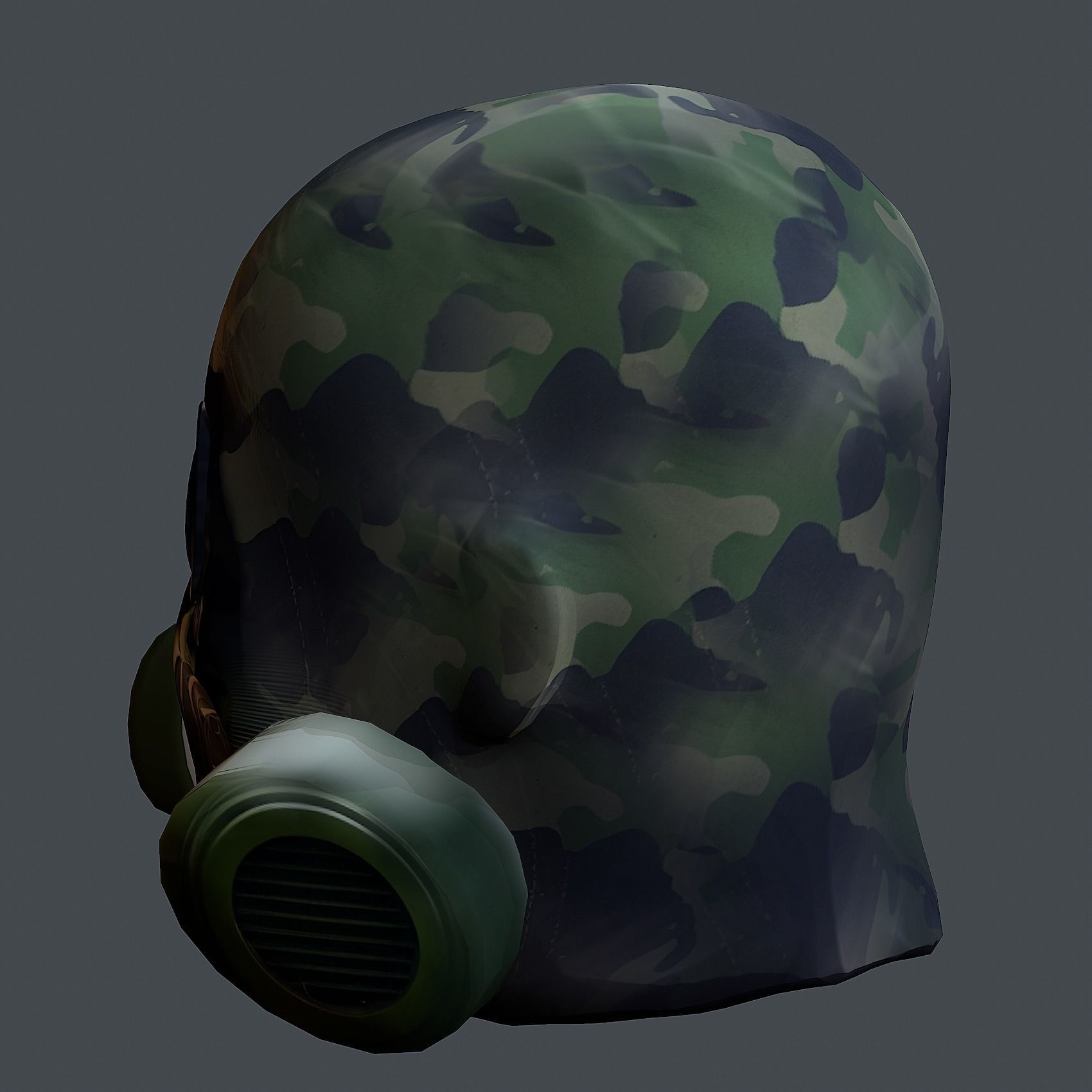 Helmet 3d model military combat Military Low-poly Low-poly 3D model_8