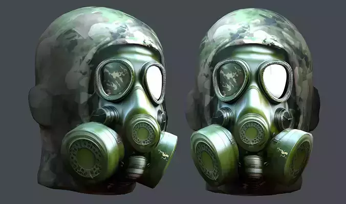 Helmet 3d model military combat Military Low-poly