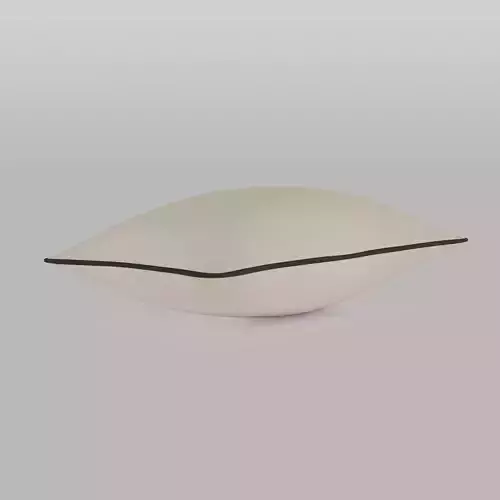 Cushion Cover in Cotton Velvet Light Beige