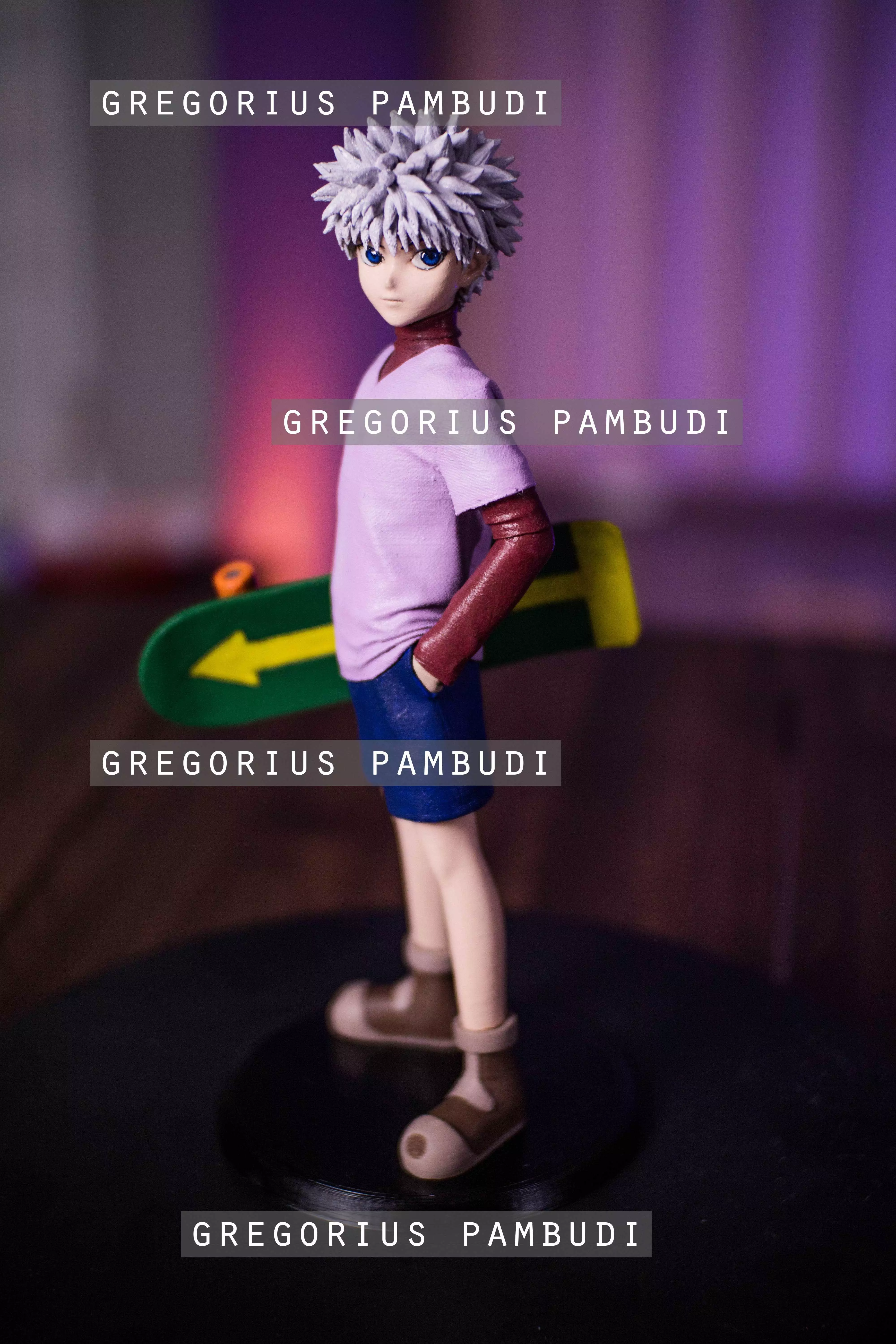 Hunter x Hunter Killua Zoldyck Fan Art statue 3d Printable 3D print model