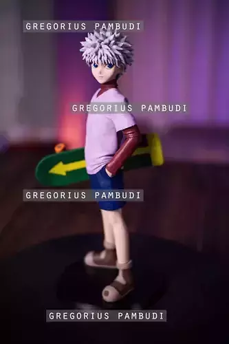 Hunter x Hunter Killua Zoldyck Fan Art statue 3d Printable