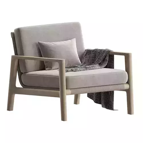 MESA TEAK LOUNGE CHAIR