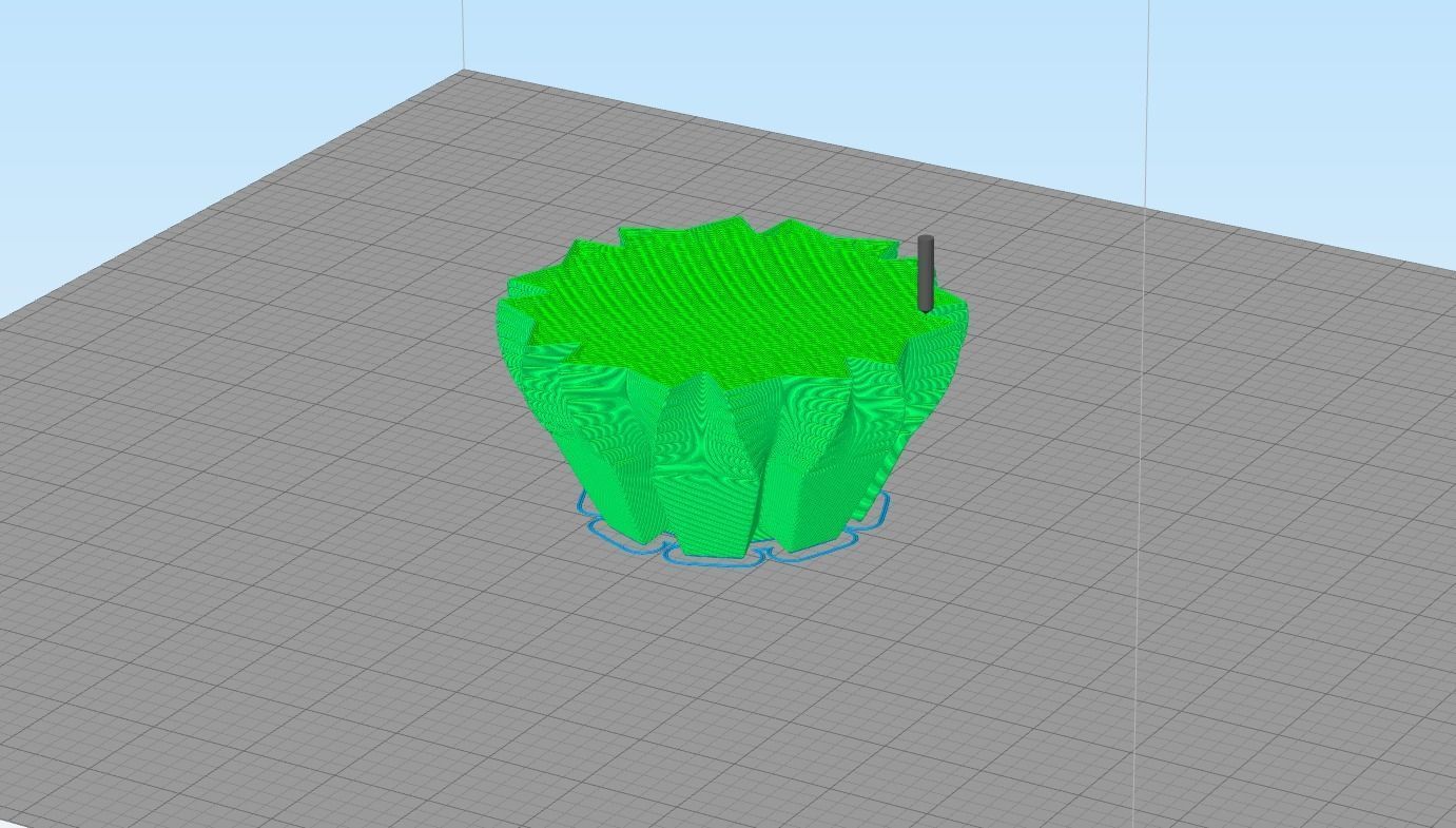 Ribbed Swirl Candle 3D print model_5