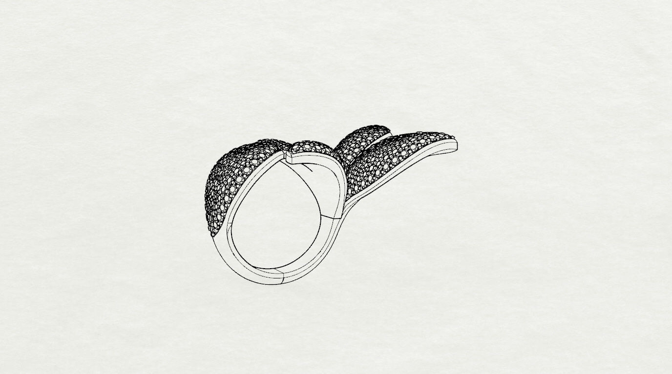 Rings 3D print model_19