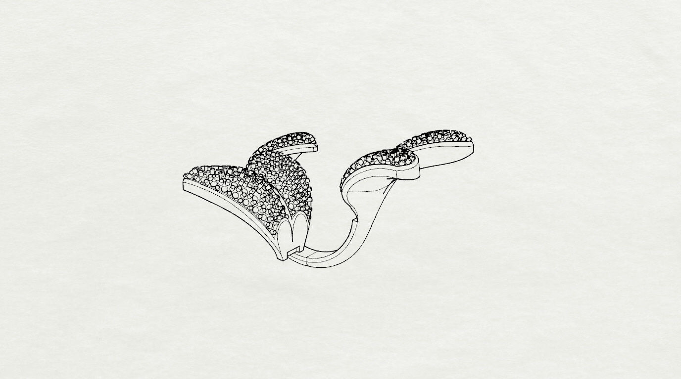 Rings 3D print model_21