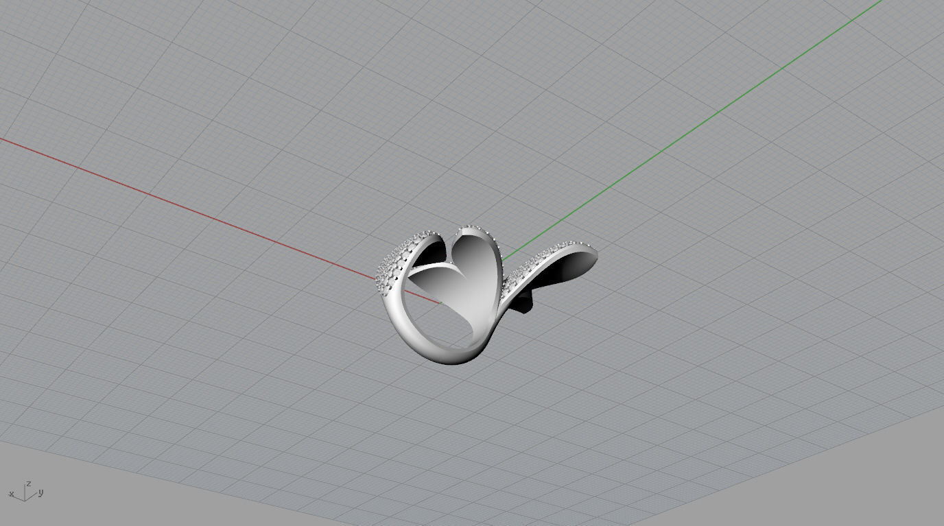 Rings 3D print model_9