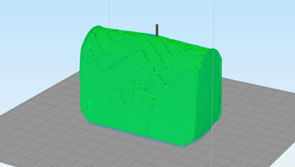 Gucci Bag Candle 3D print model_8