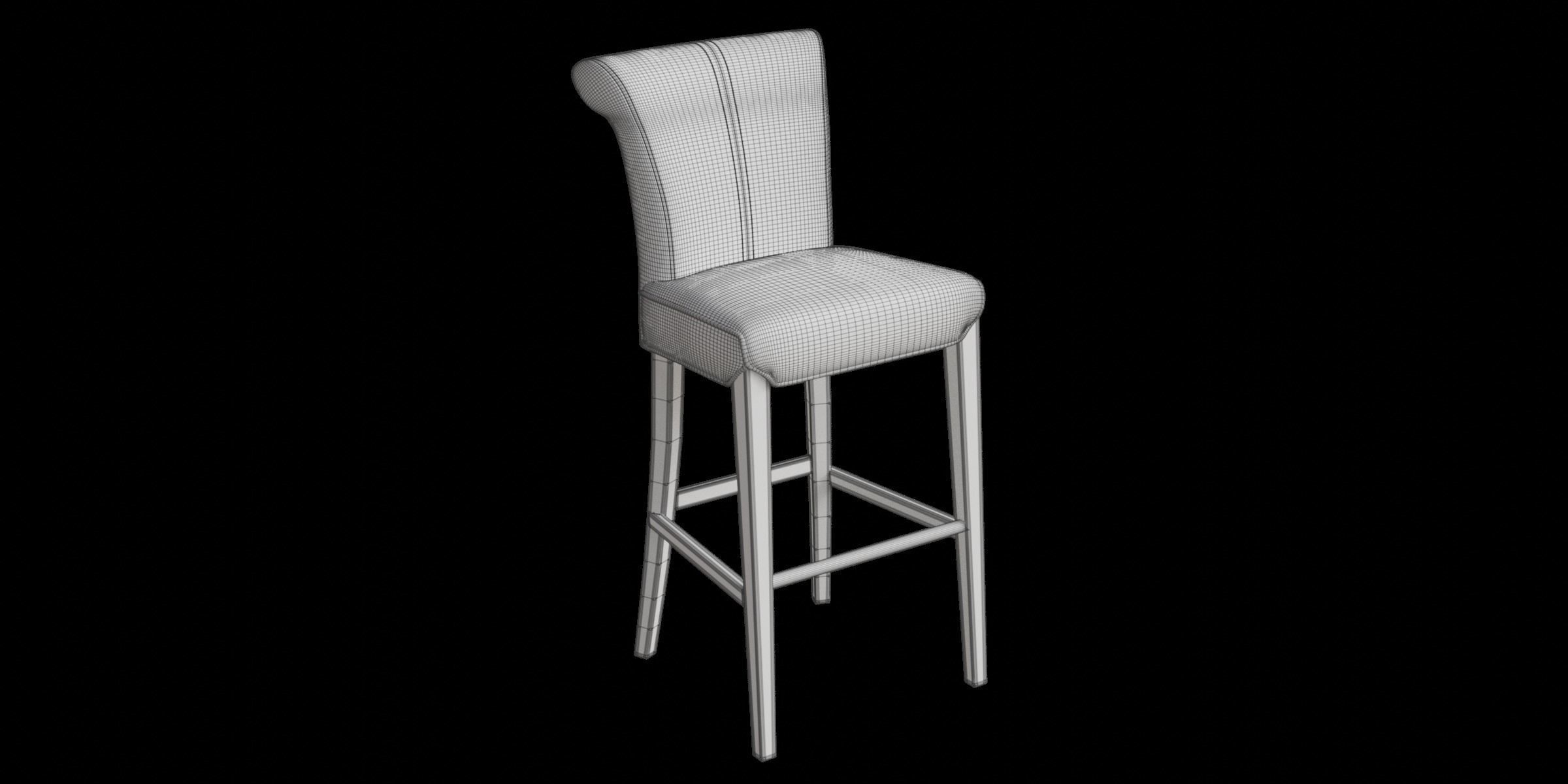 Calvin Bar Stool 3D model_4
