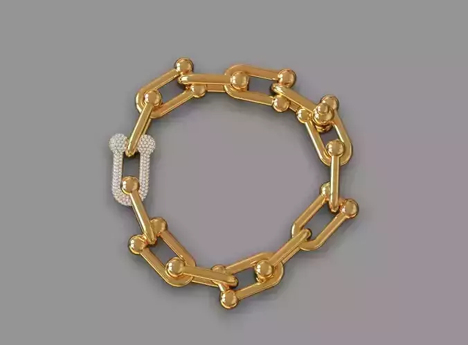 chain bracelet 3D print model