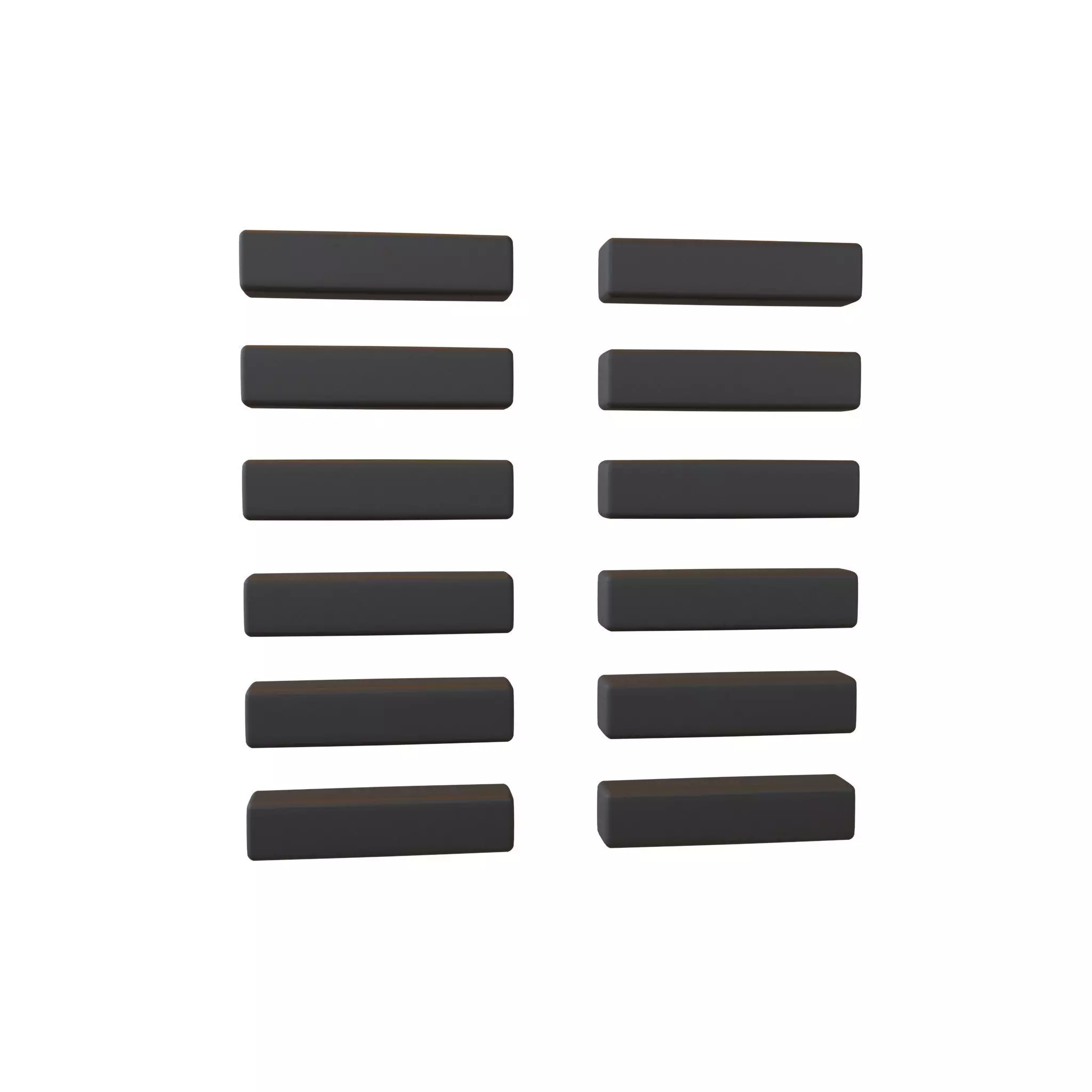 I Ching Hexagrams 2 kun v1 001 Low-poly 3D model_0