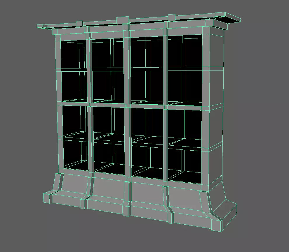 Book Shelf Free 3D model