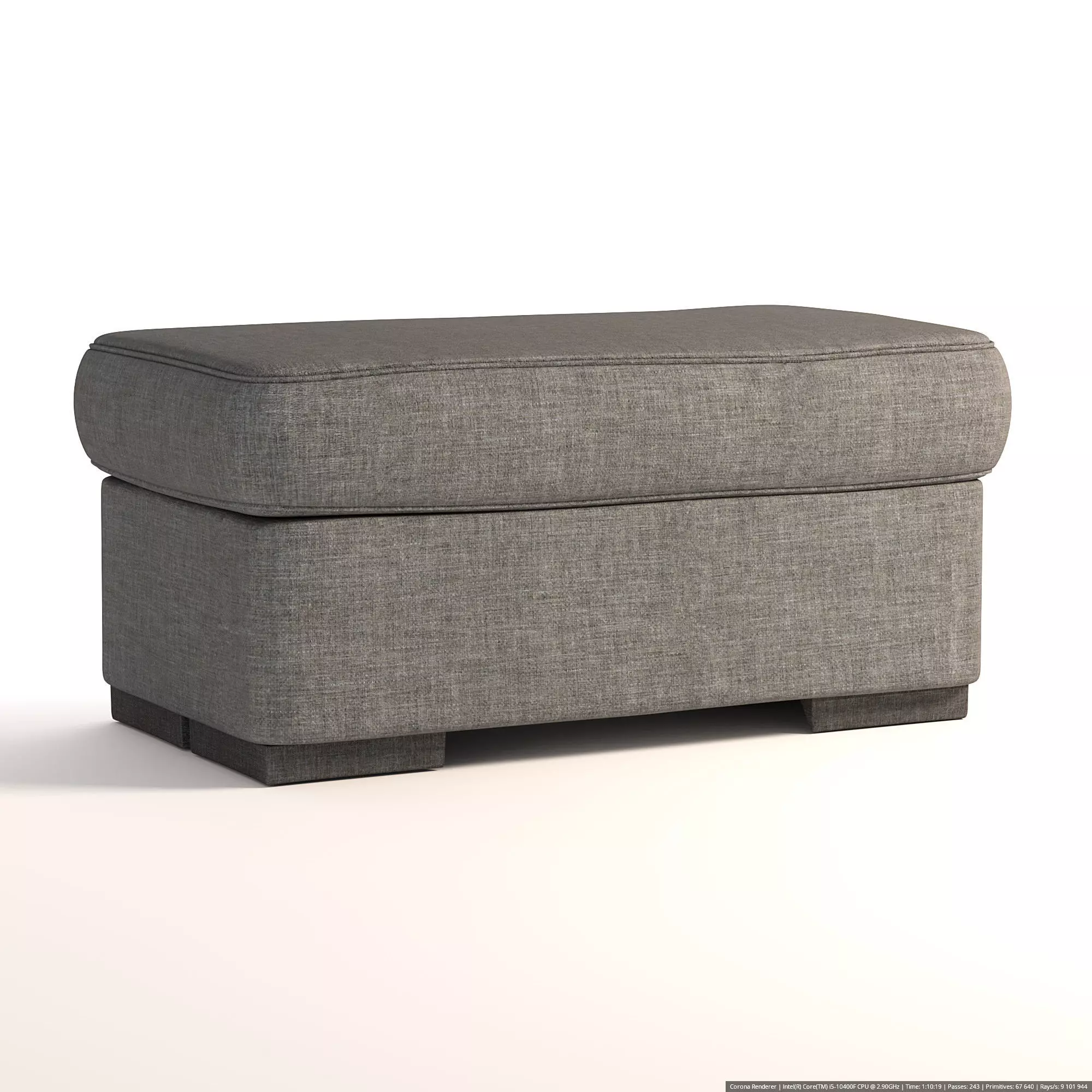 Ottoman Free 3D model