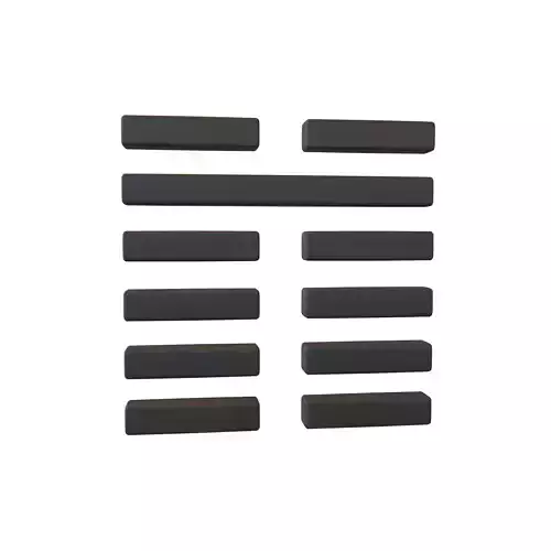 I Ching Hexagrams 8 bi v1 001 Low-poly 3D model I Ching Hexagrams 8 bi v1 001 Low-poly 3D model