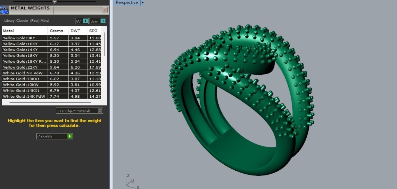 Knot Diamond Ring R 212 3D print model_5