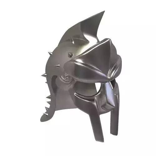 Gladiator Helmet - Sculpted 3D print model