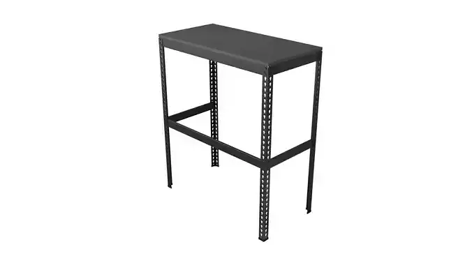 Household Item - High legged table steel frame Black