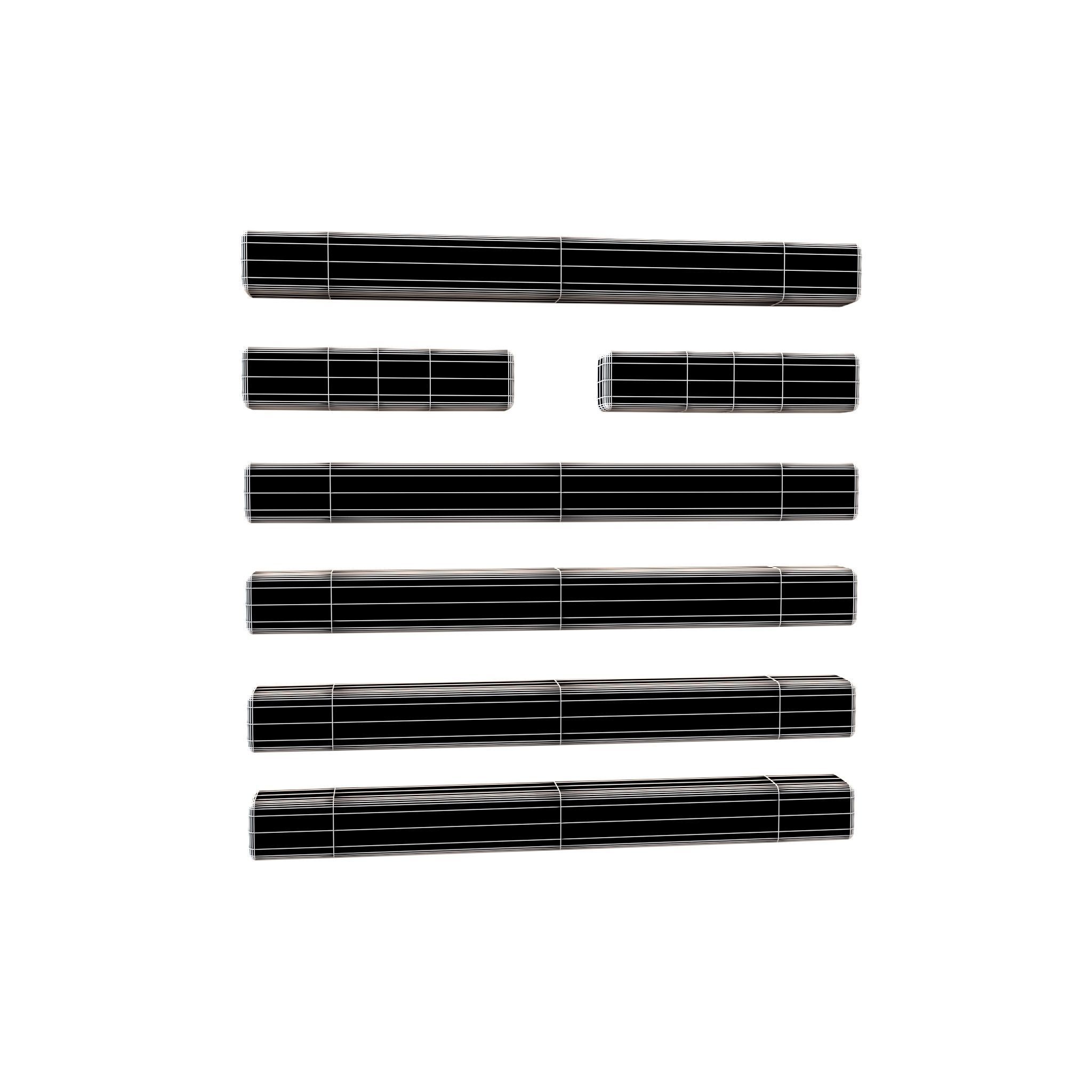 I Ching Hexagrams 14 da you v1 001 Low-poly 3D model_4