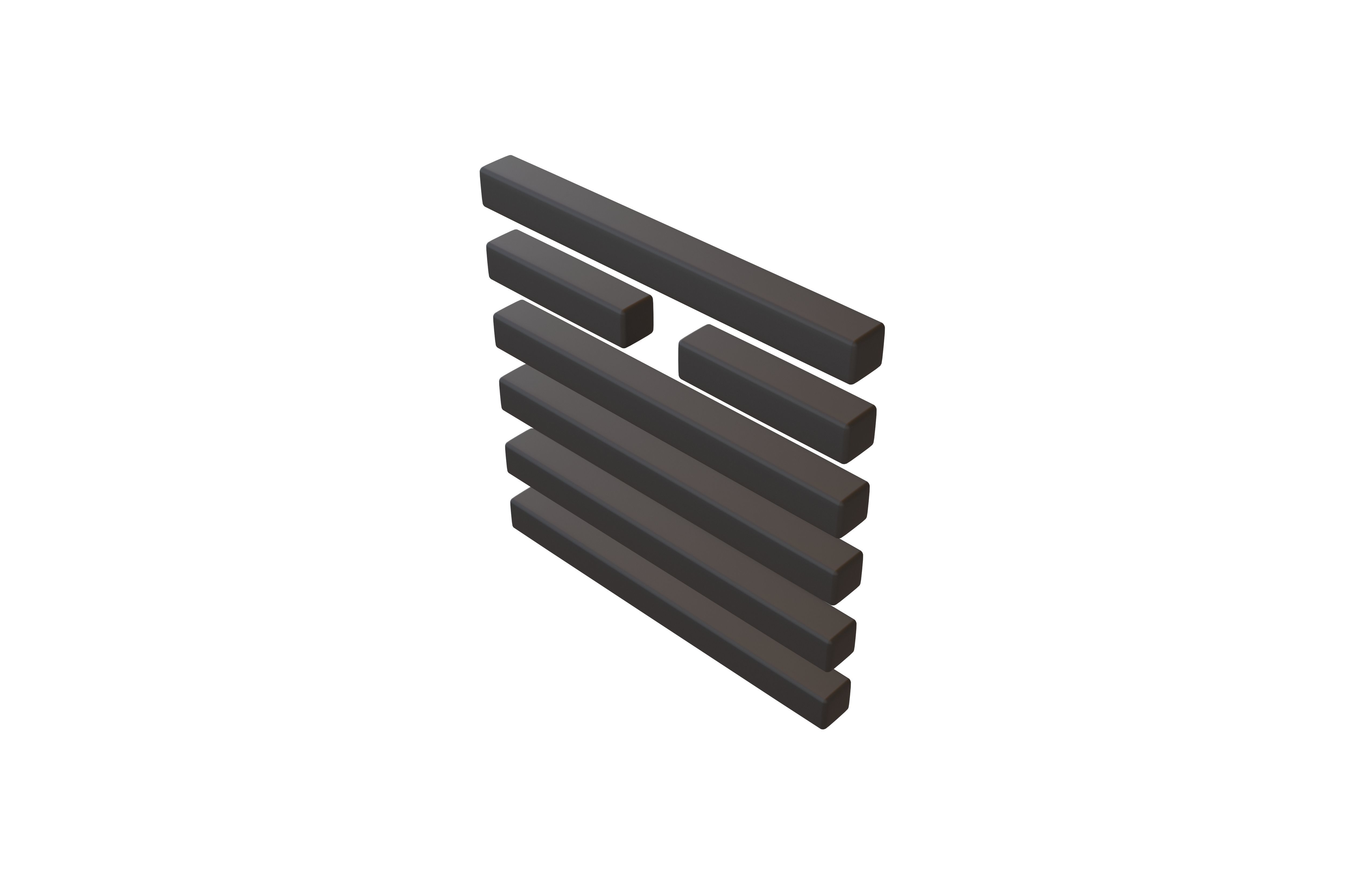 I Ching Hexagrams 14 da you v1 001 Low-poly 3D model_3