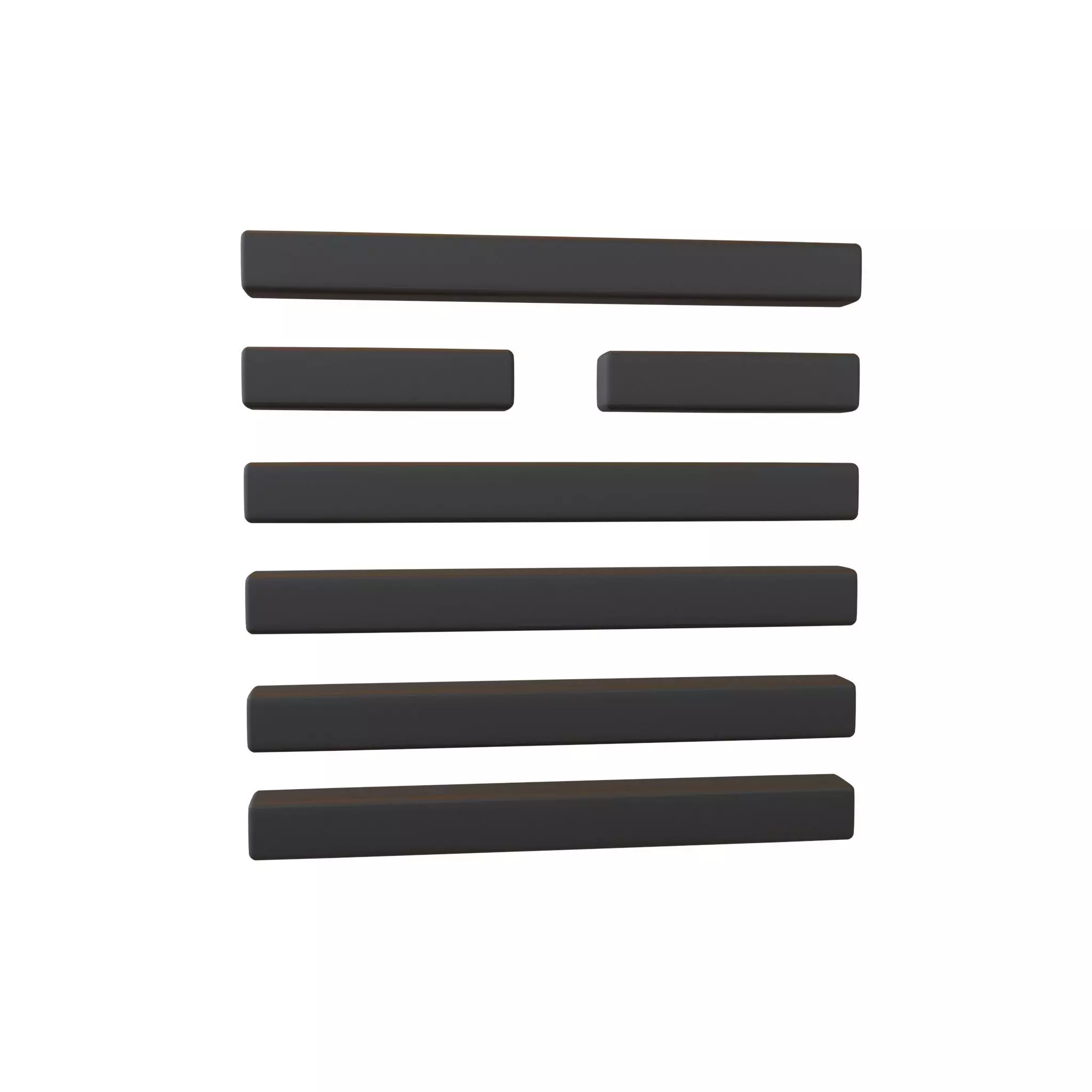 I Ching Hexagrams 14 da you v1 001 Low-poly 3D model_0