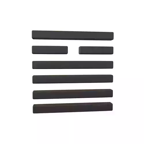 I Ching Hexagrams 14 da you v1 001 Low-poly 3D model I Ching Hexagrams 14 da you v1 001 Low-poly 3D model