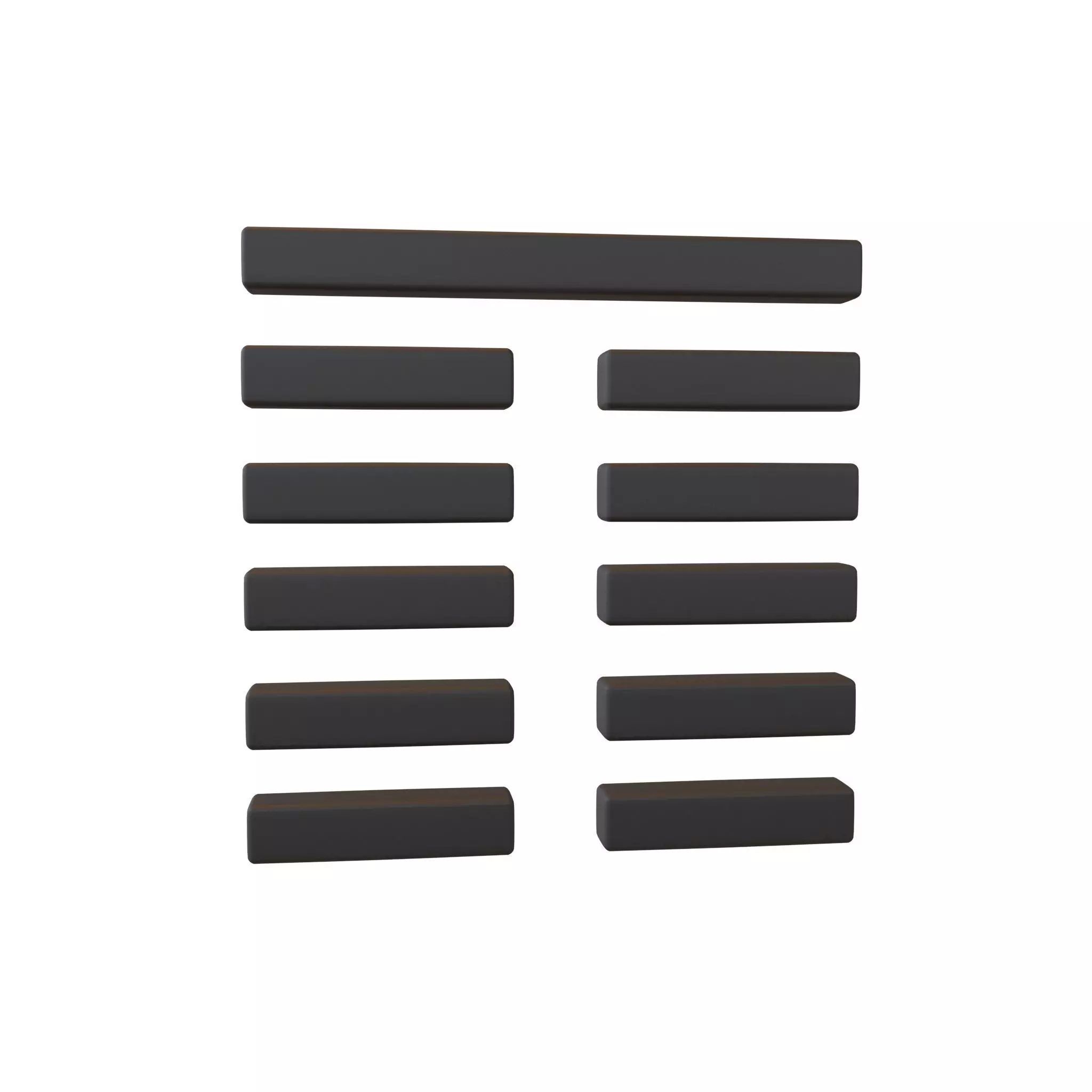 I Ching Hexagrams 23 bo v1 001 Low-poly 3D model_0