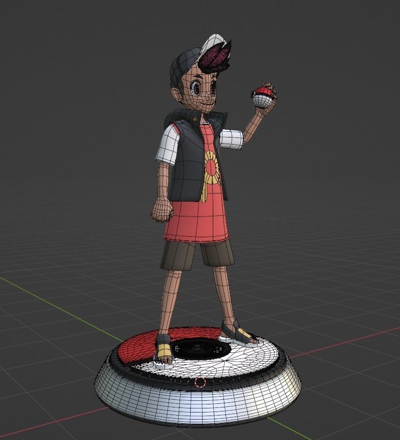 Roy - Pokemon 3D model_4