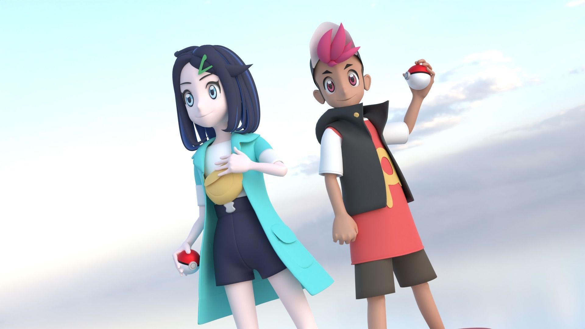 Roy - Pokemon 3D model_2
