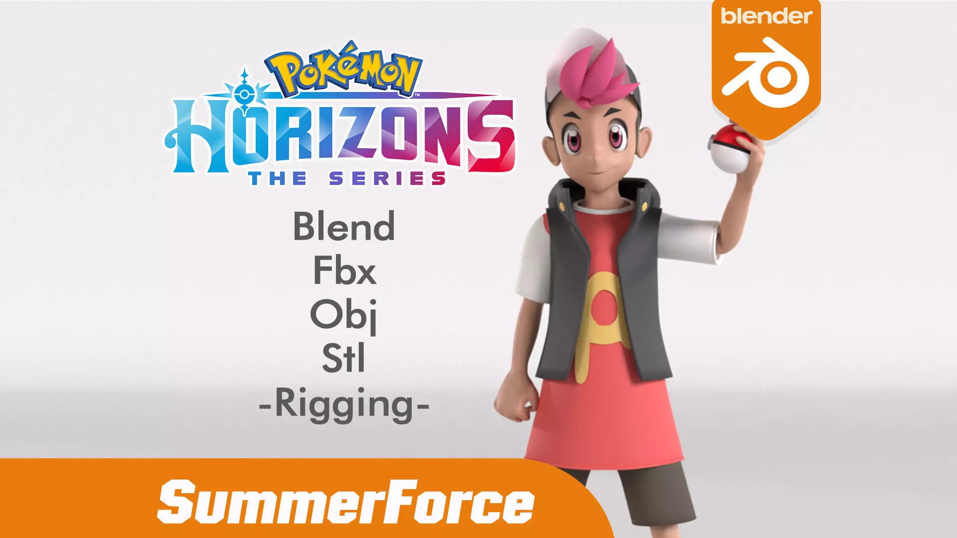 Roy - Pokemon 3D model_0