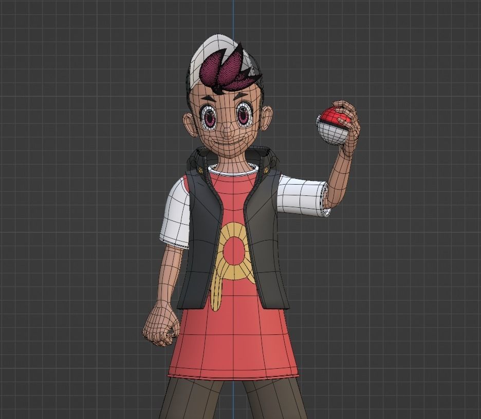 Roy - Pokemon 3D model_6