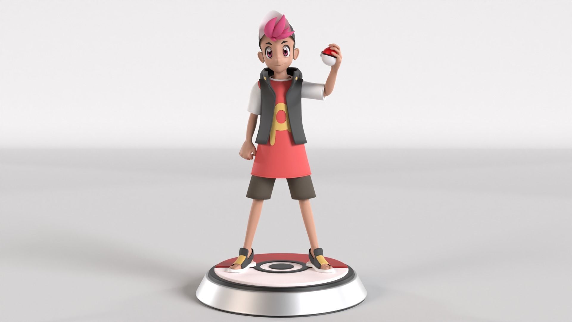 Roy - Pokemon 3D model_1