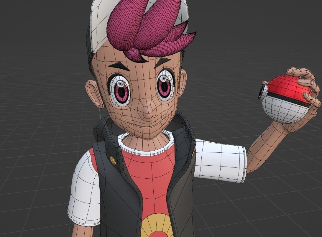 Roy - Pokemon 3D model_7