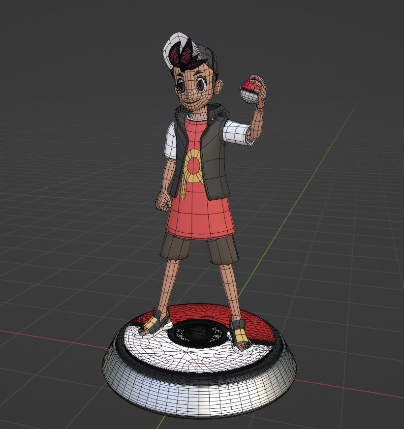 Roy - Pokemon 3D model_3