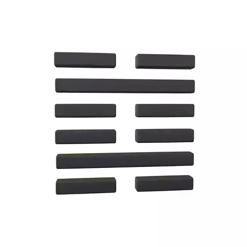 I Ching Hexagrams 29 kan v1 001 Low-poly 3D model I Ching Hexagrams 29 kan v1 001 Low-poly 3D model