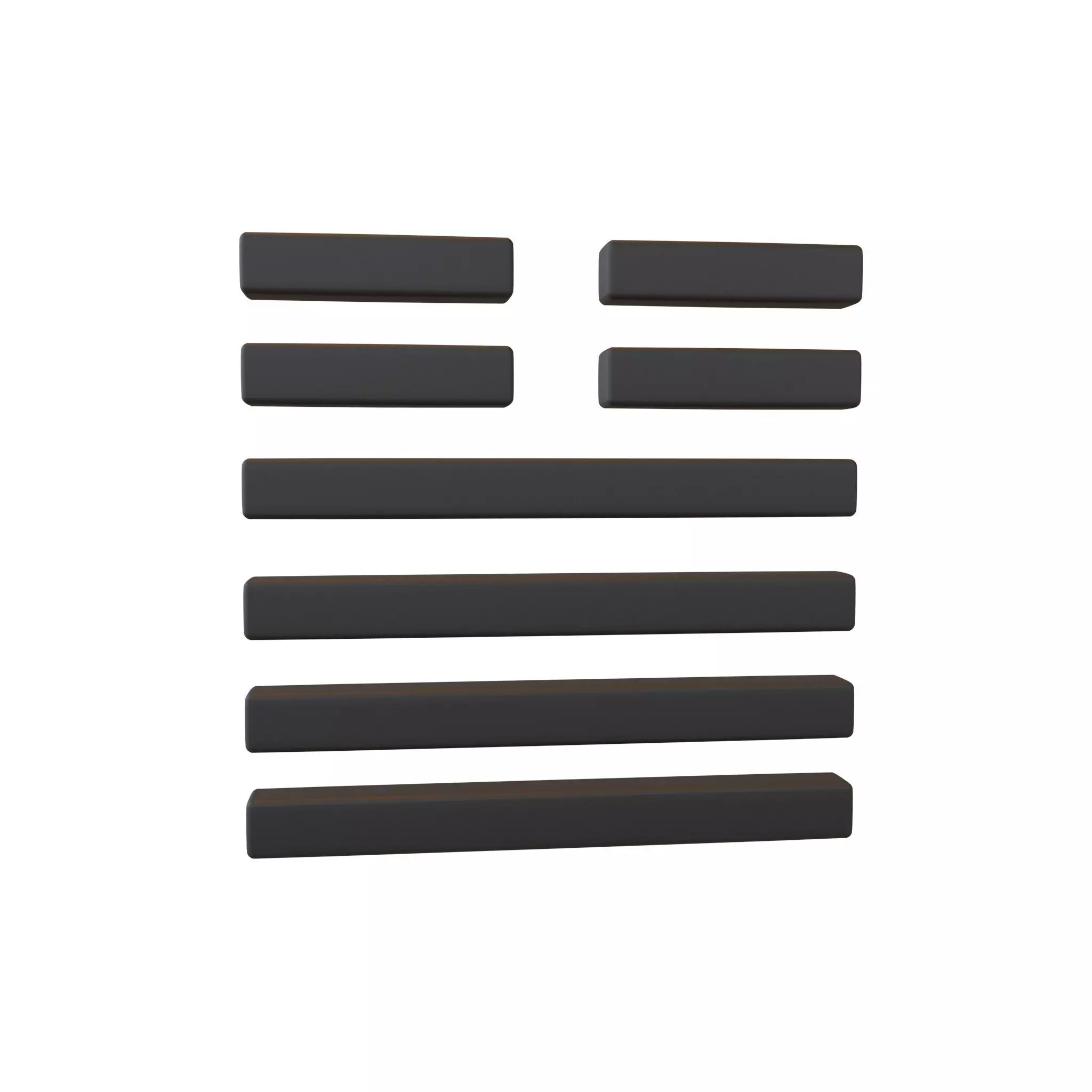 I Ching Hexagrams 34 da zhuang v1 001 Low-poly 3D model_0