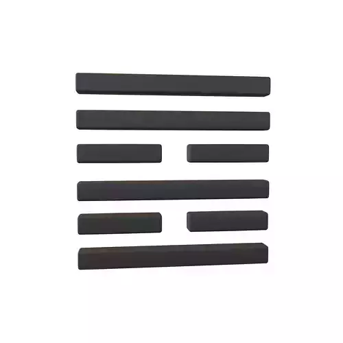 I Ching Hexagrams 37 jia ren v1 001 Low-poly 3D model