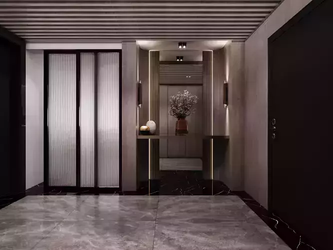 Entrance Hall n Wc n Laundry Room Maslak by FGM