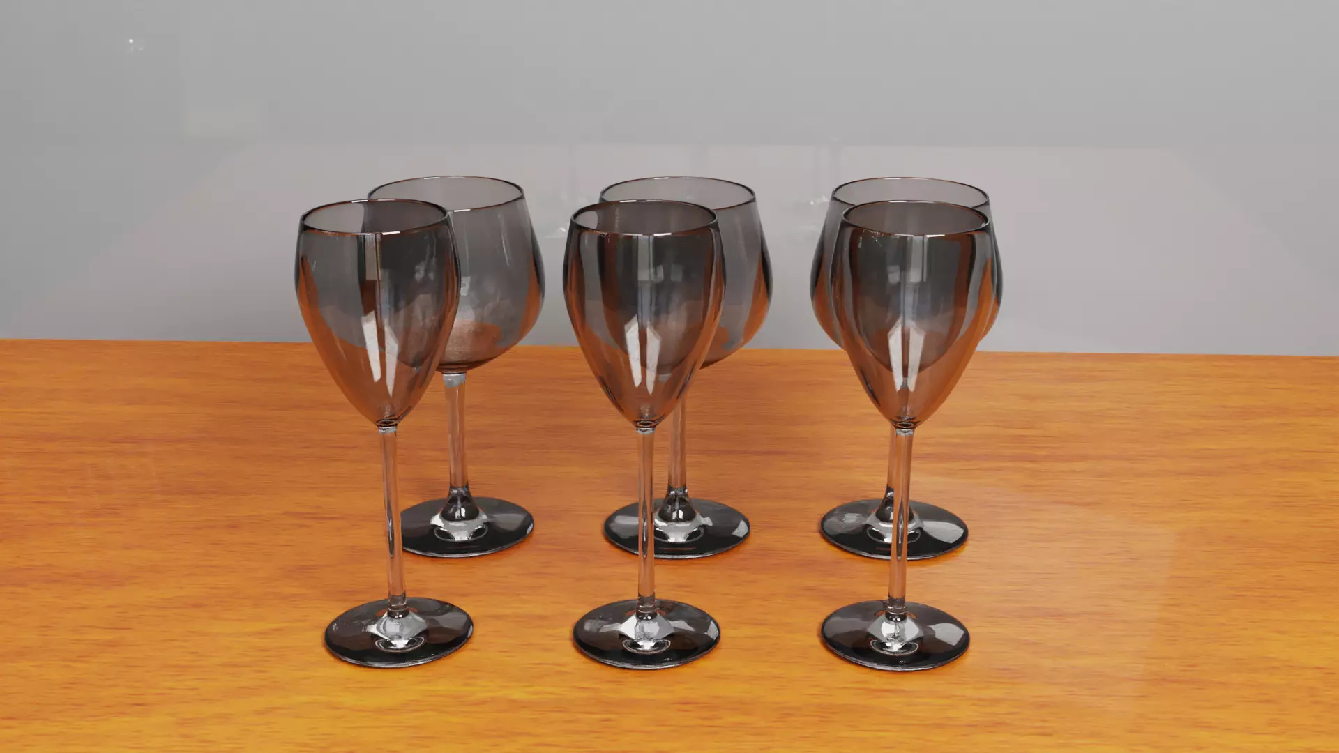 Glassware Low-poly 3D model_0
