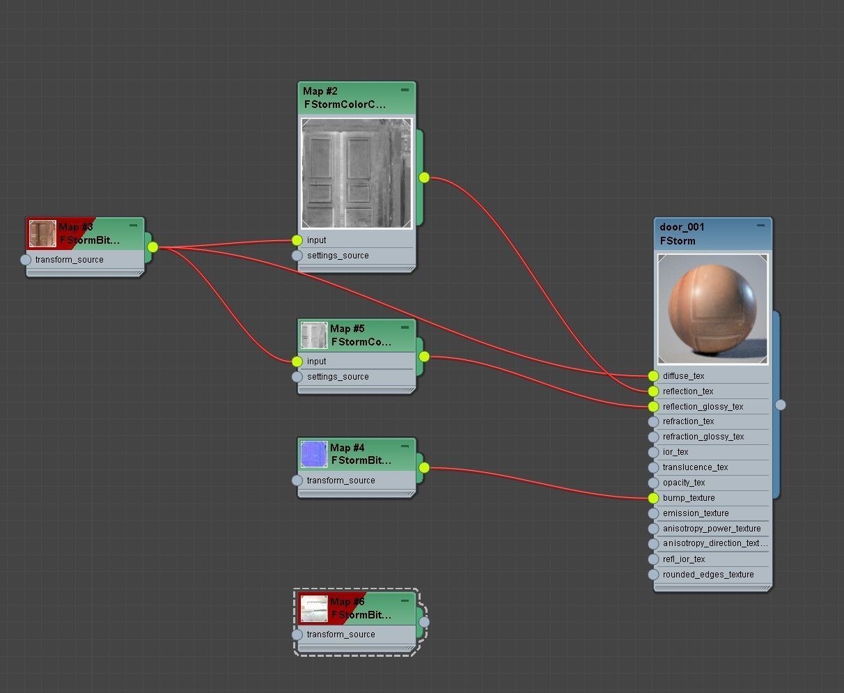 Old door scanned 001 Low-poly 3D model_5