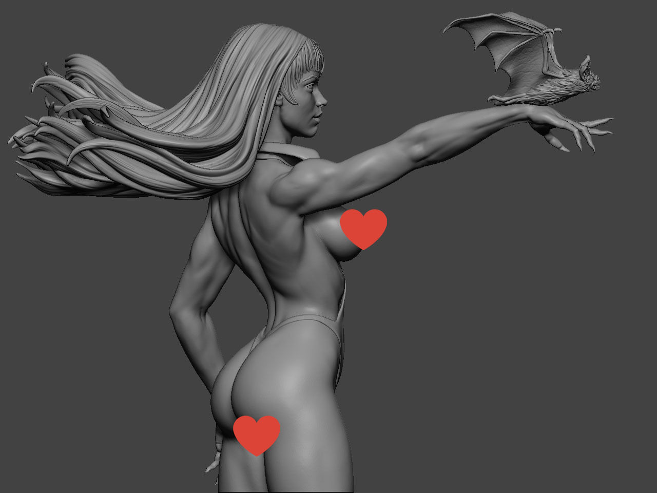 Vampirella NSFW  3D print model_33