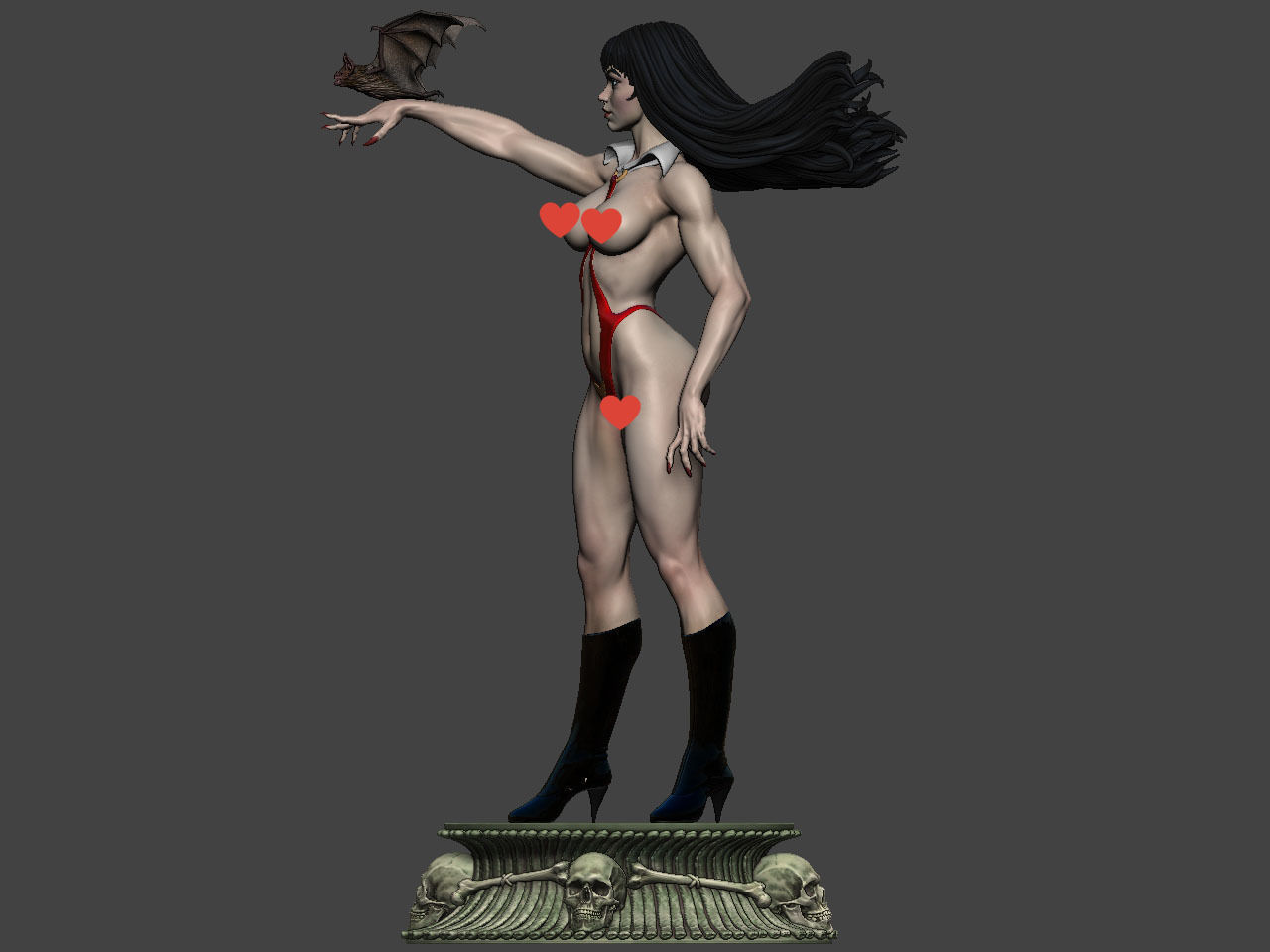 Vampirella NSFW  3D print model_6
