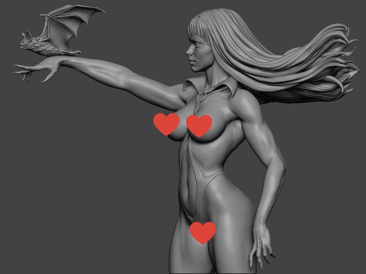 Vampirella NSFW  3D print model_25