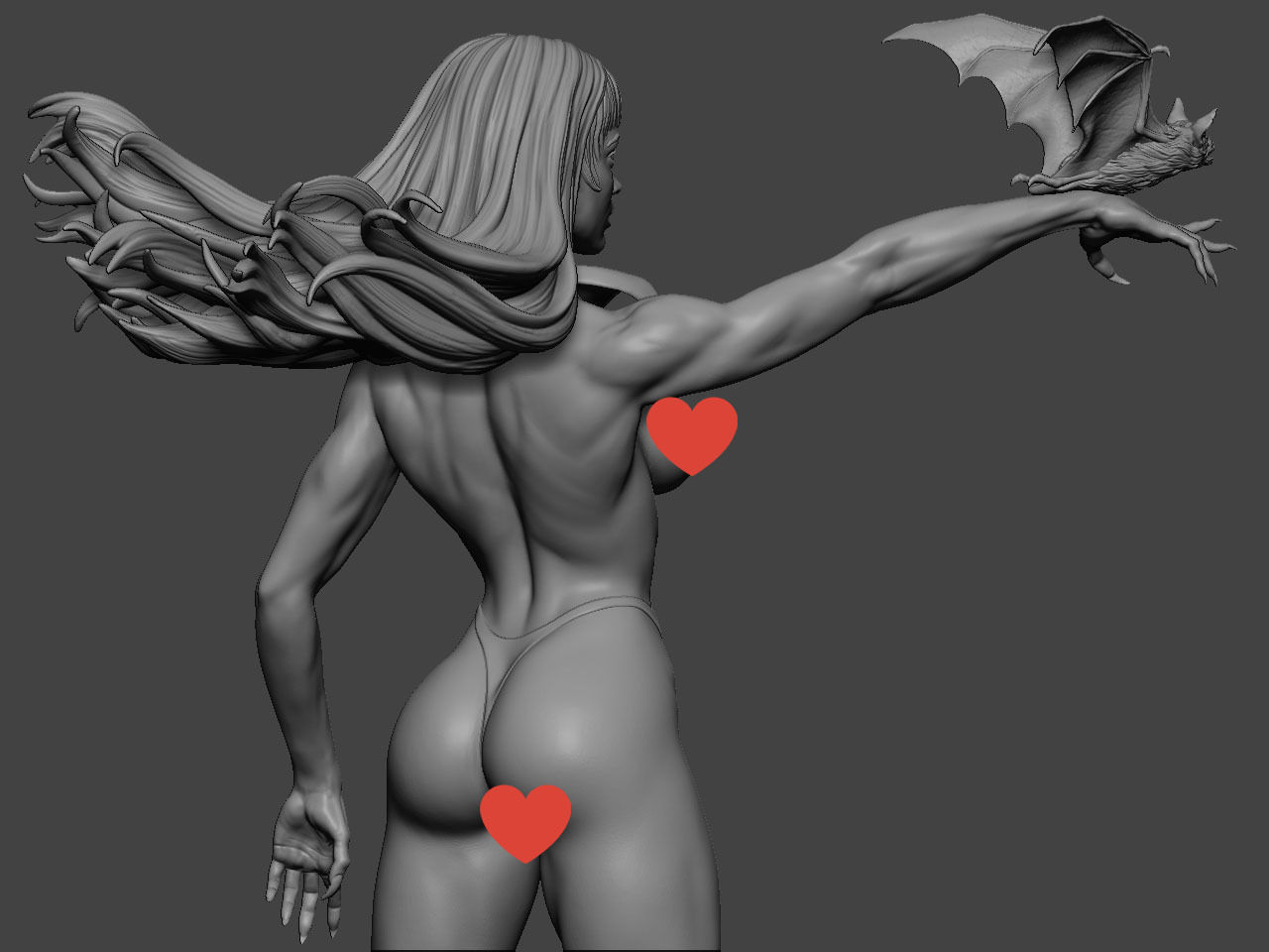 Vampirella NSFW  3D print model_31