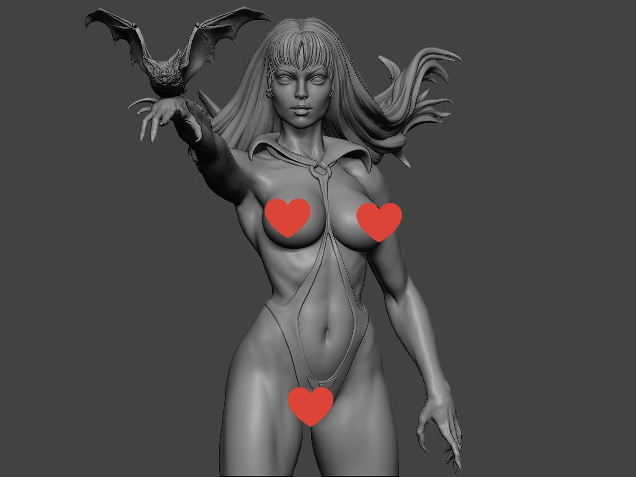 Vampirella NSFW  3D print model_21
