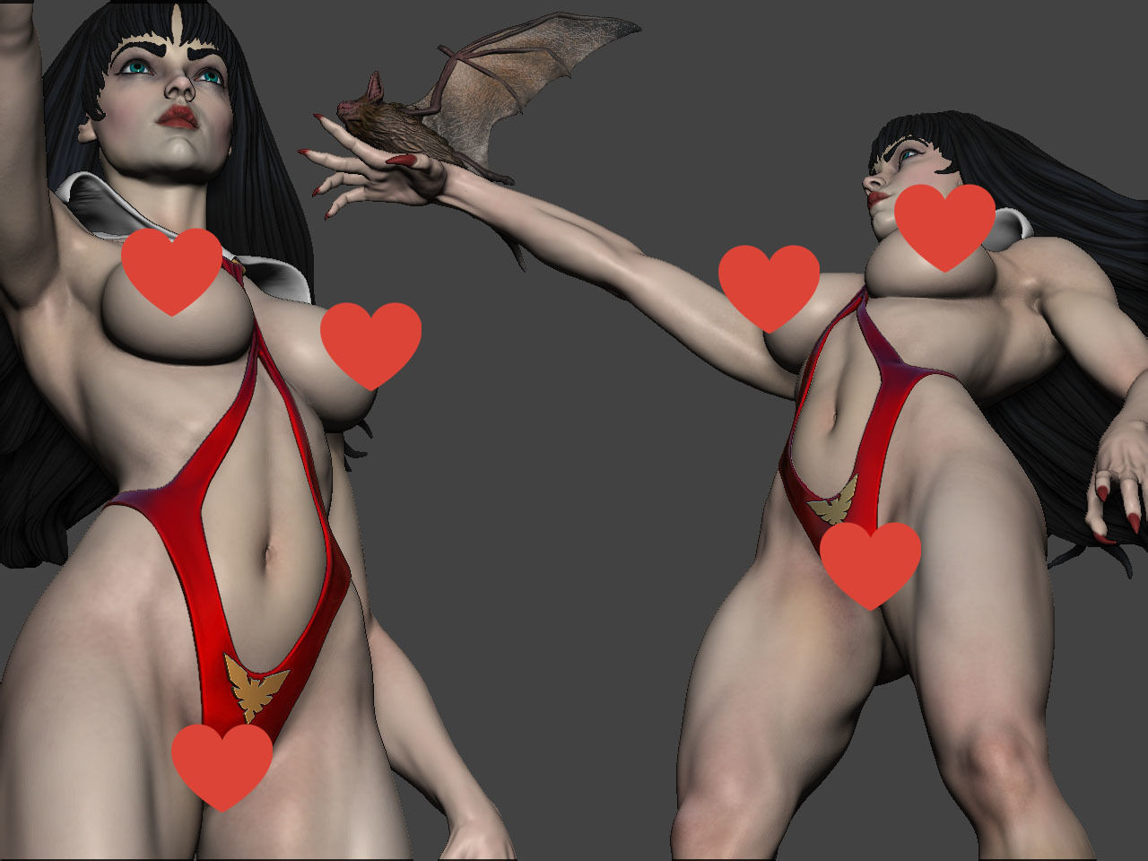 Vampirella NSFW  3D print model_56