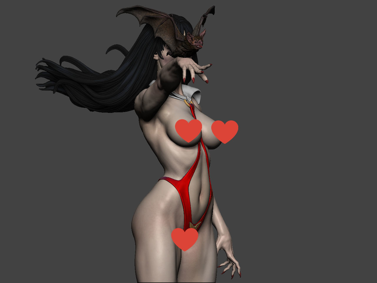 Vampirella NSFW  3D print model_34