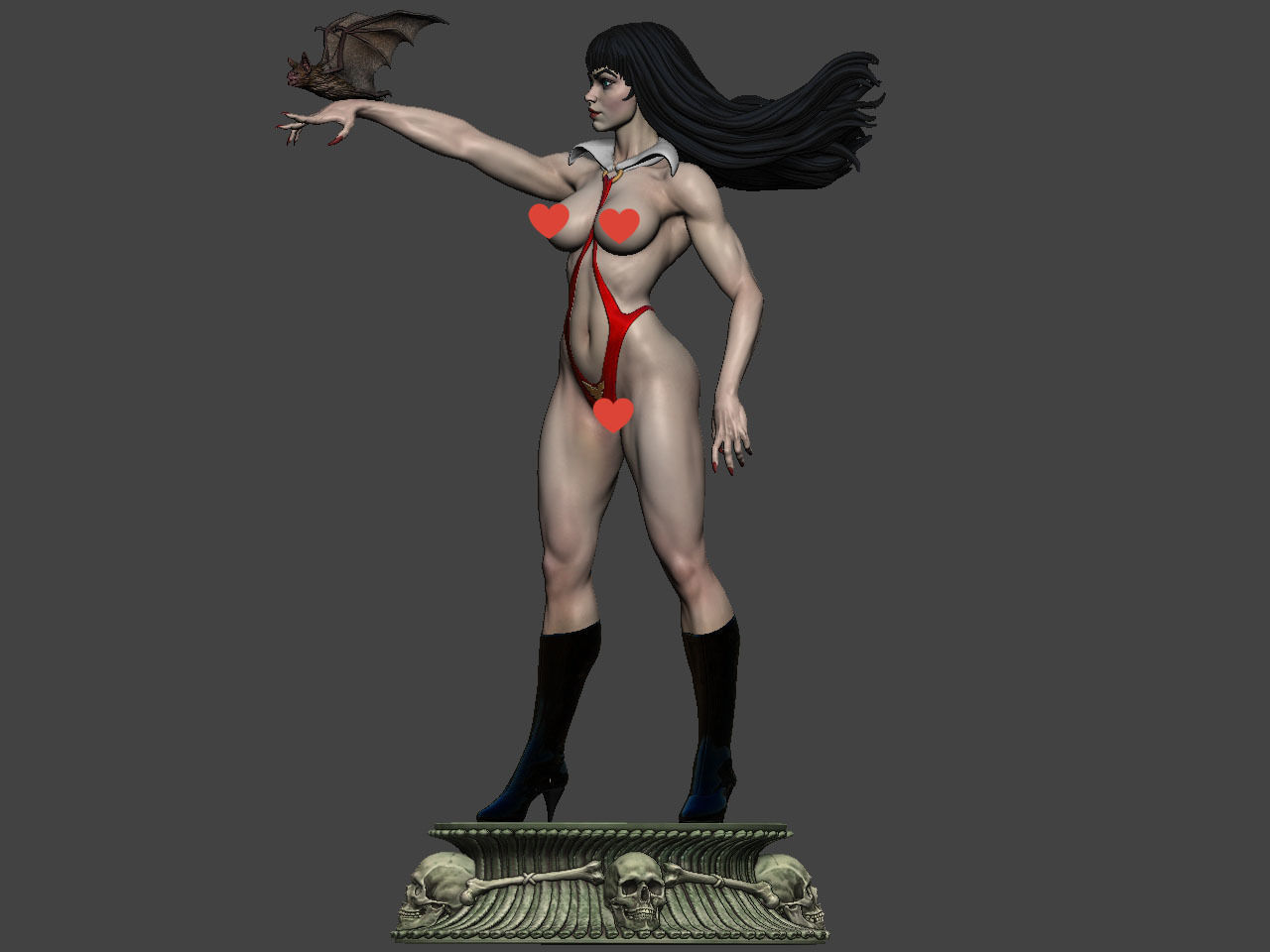 Vampirella NSFW  3D print model_4