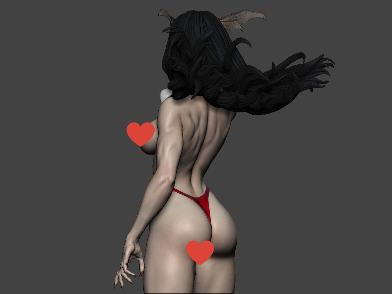 Vampirella NSFW  3D print model_26