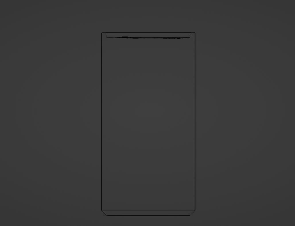 Modern Flowerpod Low-poly 3D model_11